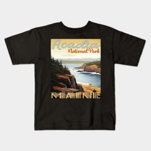 Acadia National Park Kids T-Shirt